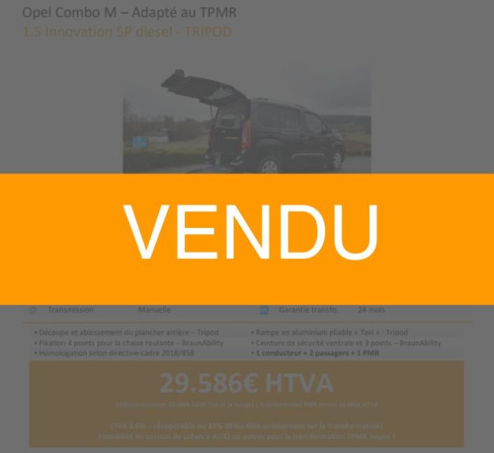 Opel Combo - Vendu